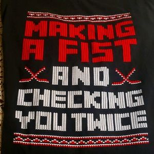 Funny Hockey ugly Christmas sweater